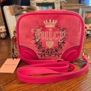 Juicy Couture Pink Flash Heritage Crossbody Bag